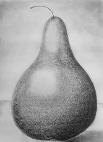 Pear Drawing - by Cheryl
